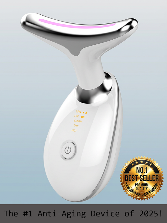 EMS Red Light Therapy Face & Neck Lifting Massager – Wrinkle Reduction & Skin Tightening